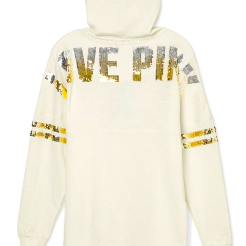 LIMITED EDITON VS PINK VARSITY HOODIE